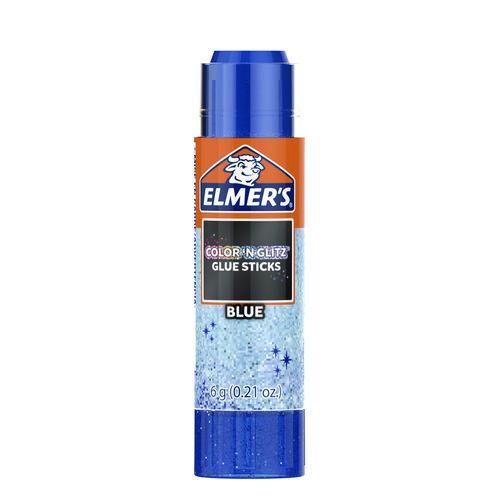 Elmer's - Glitter Glue Sticks, Applies Assorted Colors, 0.21 oz, Dries Clear Glitter, 12/Pack