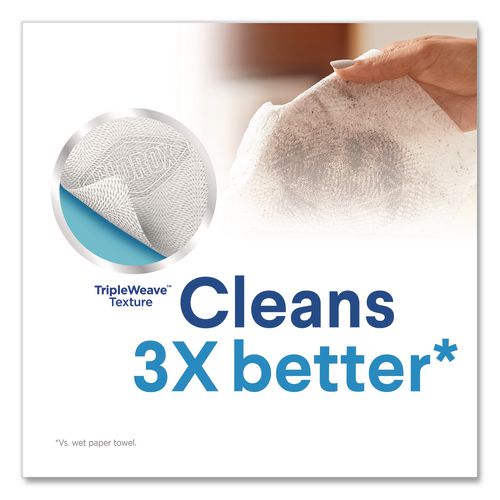 Clorox - Disinfecting Wipes, 1-Ply, 7 x 8, Fresh Scent/Citrus Blend, White, 35/Canister, 3 Canisters/Pack