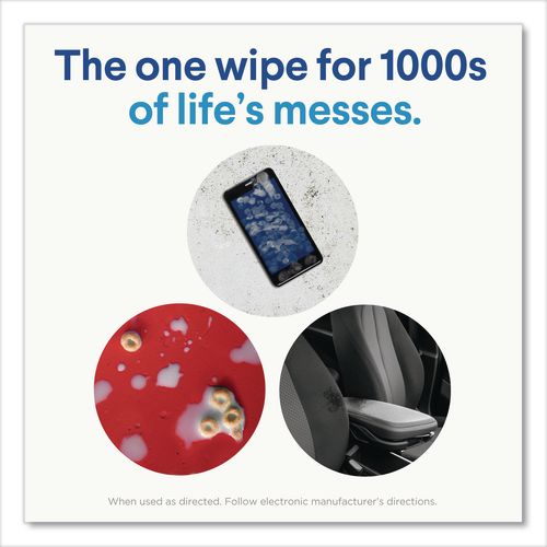 Clorox - Disinfecting Wipes, 1-Ply, 7 x 8, Fresh Scent/Citrus Blend, White, 35/Canister, 3 Canisters/Pack