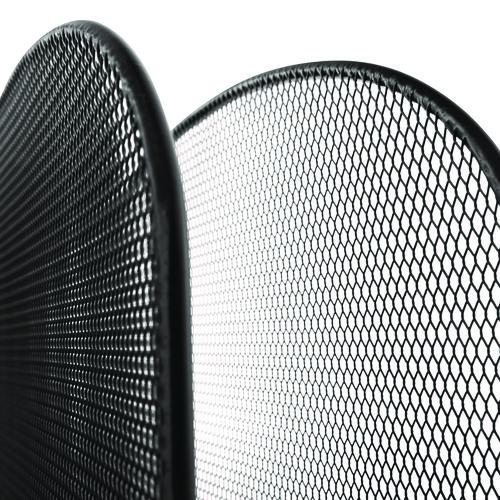 SAFCO - Onyx Mesh Desk Organizer with Two Horizontal and Six Upright Sections, Letter Size Files, 13.25" x 11.5" x 13", Black