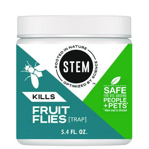 SC Johnson - STEM Fruit Flies Trap, 5.4 oz Jar, 8/Carton