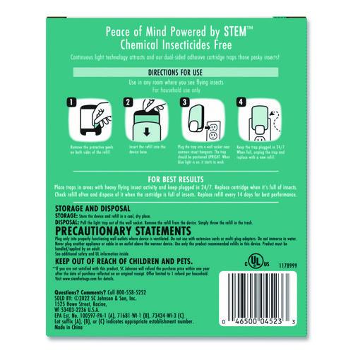 SC Johnson - STEM Light Trap, with Refill, 4/Carton