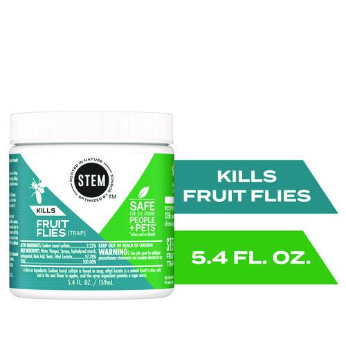SC Johnson - STEM Fruit Flies Trap, 5.4 oz Jar, 8/Carton