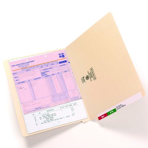 Smead - Heavyweight Manila End Tab Folders, 9.5" High Front, Straight Tabs, Letter Size, 0.75" Expansion, Manila, 100/Box