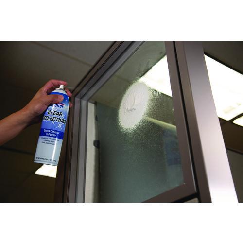 Dymon - Clear Reflections Mirror and Glass Cleaner, 20 oz Aerosol Spray, 12/Carton