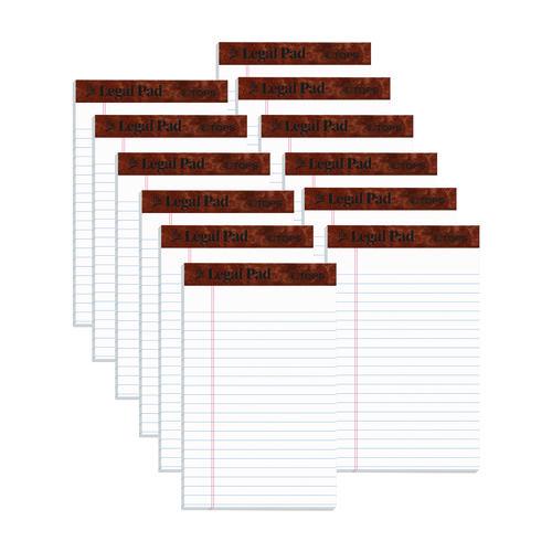 TOPS - The Legal Pad" Ruled Perforated Pads, Narrow Rule, 50 White 5 x 8 Sheets, Dozen