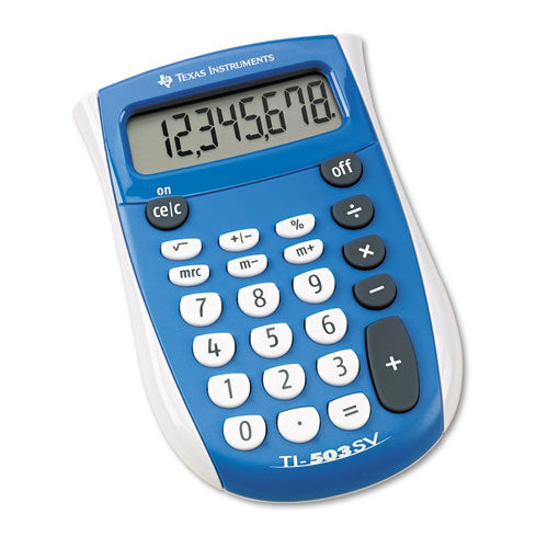 Texas Instruments - TI-503SV Pocket Calculator, 8-Digit LCD