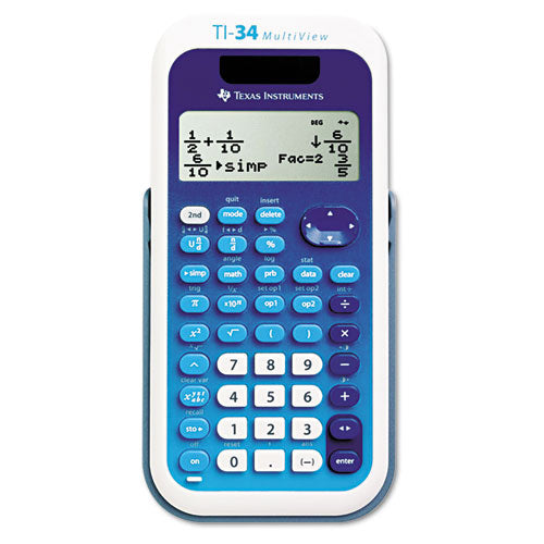 Texas Instruments - TI-34 MultiView Scientific Calculator, 16-Digit LCD