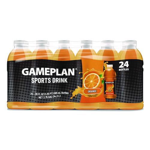 Niagara - Gameplan Sports Drink, Orange, 20 oz Bottle, 24/Carton