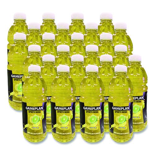 Niagara - Gameplan Sports Drink, Lemon Lime, 20 oz Bottle, 24/Carton
