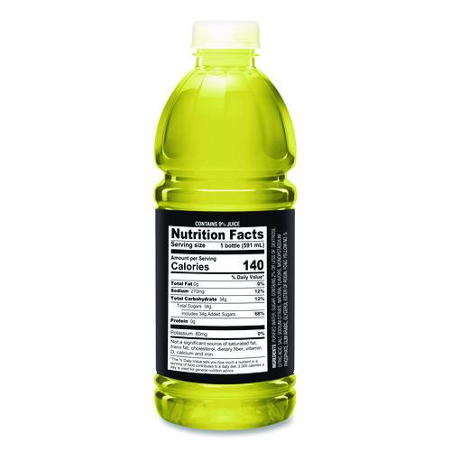 Niagara - Gameplan Sports Drink, Lemon Lime, 20 oz Bottle, 24/Carton