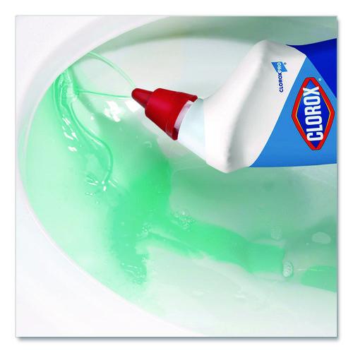Clorox - Clorox Pro Toilet Bowl Cleaner with Bleach, Fresh Scent, 24 oz Bottle, 12/Carton