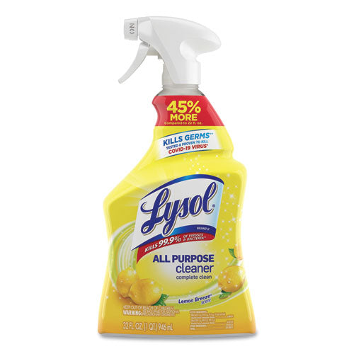 Lysol - Ready-to-Use All-Purpose Cleaner, Lemon Breeze, 32 oz Spray Bottle