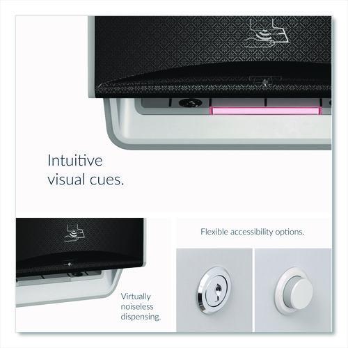 Kimberly-Clark - ICON Automatic Roll Towel Dispenser, 20.12 x 16.37 x 13.5, Black Mosaic