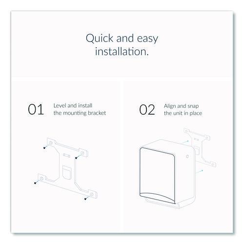 Kimberly-Clark - ICON Automatic Roll Towel Dispenser, 20.12 x 16.37 x 13.5, Black Mosaic