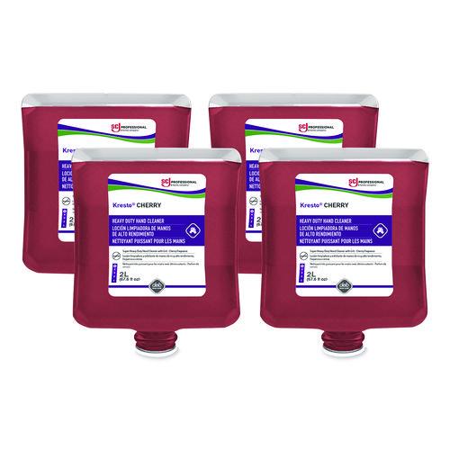 SC Johnson - Kresto Cherry Heavy Duty Hand Cleaner Manual Cartridge Refill, Cherry Scent, 2 L, 4/Carton