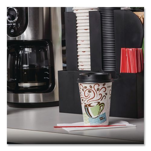 Dixie -PerfecTouch Paper Hot Cups, 12 oz, Coffee Haze Design, 50/Pack
