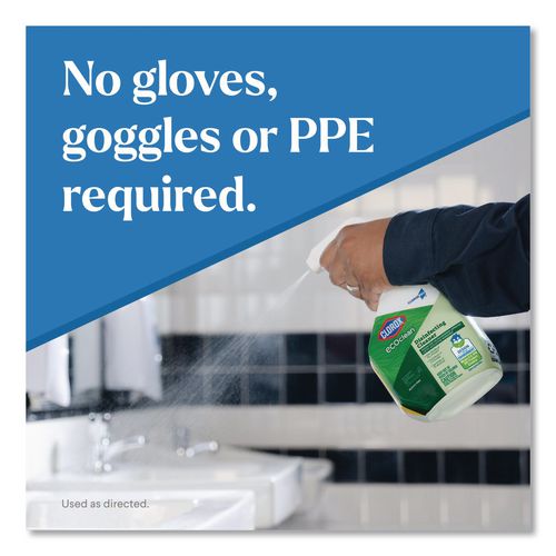Clorox - Clorox Pro EcoClean Disinfecting Cleaner, Unscented, 32 oz Spray Bottle, 9/Carton