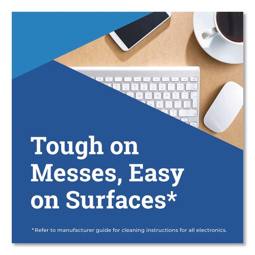 Clorox - Disinfecting Wipes, 1-Ply, 7 x 8, Lemon Fresh, White, 75/Canister, 6/Carton