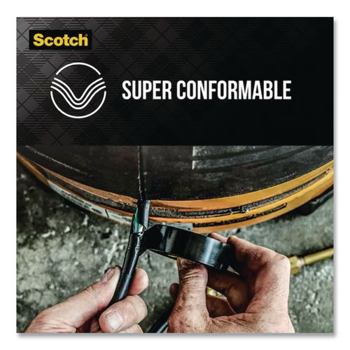 3M - Scotch 88 Super Vinyl Electrical Tape, 0.75" x 66 ft, Black
