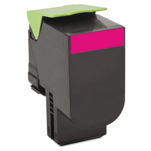 Lexmark - 80C1XM0 Return Program Toner, 4,000 Page-Yield, Magenta