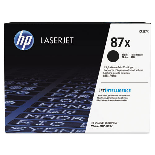 HP - HP 87X, (CF287X) High-Yield Black Original LaserJet Toner Cartridge