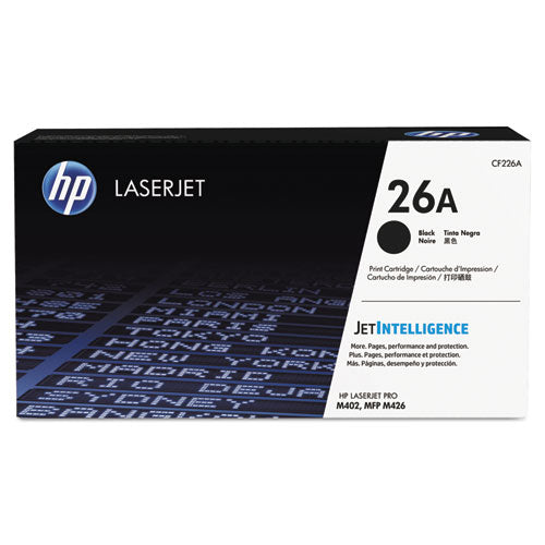 HP -  26A, (CF226A) Black Original LaserJet Toner Cartridge