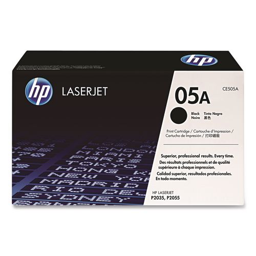 HP - HP 05A, (CE505A) Black Original LaserJet Toner Cartridge