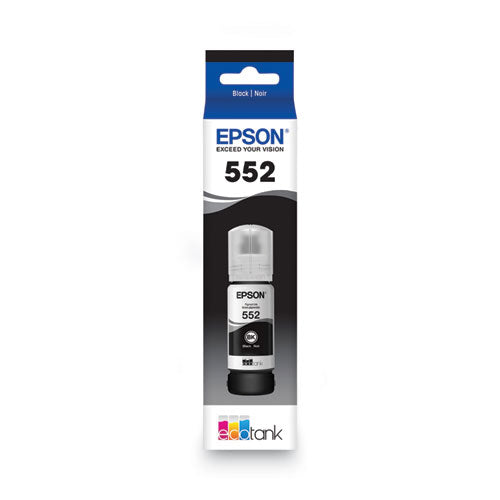 EPSON - T552020S (T552) Claria High-Yield Ink, 70 mL, Black