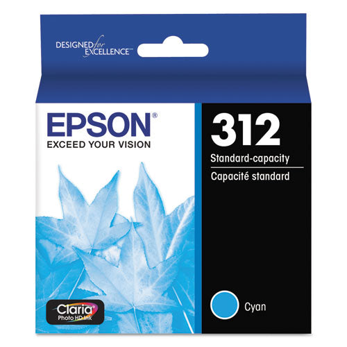 EPSON - T312220-S (312) Claria Ink, 240 Page-Yield, Cyan