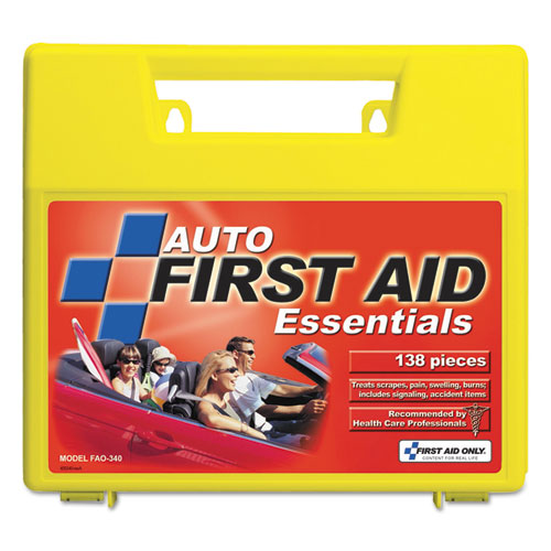 First Aid Only - Essentials First Aid Kit for 5 People, 138 Pieces, Plastic Case
