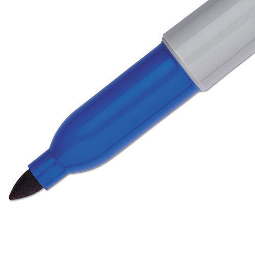 Sharpie - Fine Tip Permanent Marker, Fine Bullet Tip, Blue, Dozen