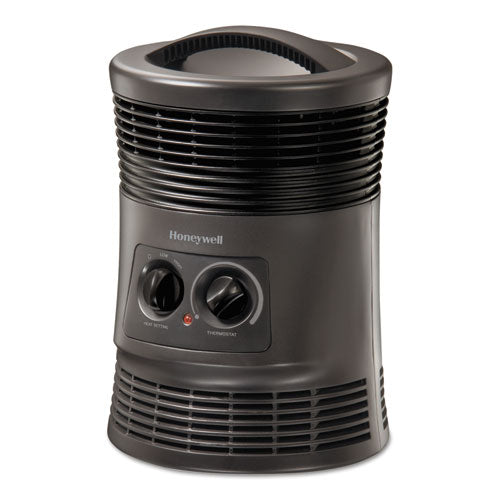 Honeywell - 360 Surround Fan Forced Heater, 1,500 W, 9 x 9 x 12, Gray