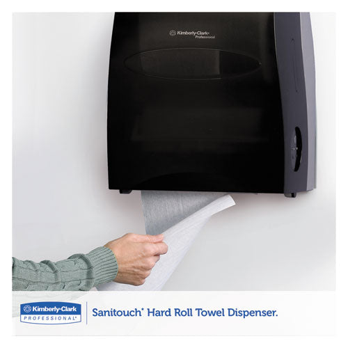 Kimberly-Clark - Sanitouch Hard Roll Towel Dispenser, 12.63 x 10.2 x 16.13, Smoke