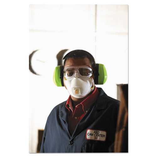3M - Particulate Respirator w/Cool Flow Exhalation Valve, Standard Size, 10/Box