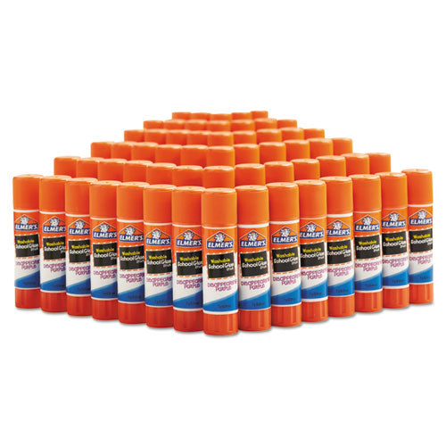 Elmer's - Disappearing Purple All Purpose Glue Sticks, 0.24 oz, Dries Clear, 60/Box