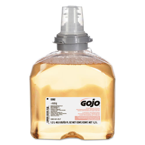 Gojo - TFX Premium Foam Antibacterial Hand Wash, Refill for GOJO TFX Touch-Free Dispenser, Fresh Fruit Scent, 1,200 mL, 2/Carton