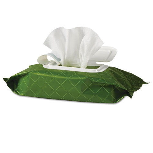 Medline - FitRight Select Premium Personal Cleansing Wipes, 1-Ply, 8 x 12, Fragrance-Free, White, 48/Pack, 12 Packs/Carton