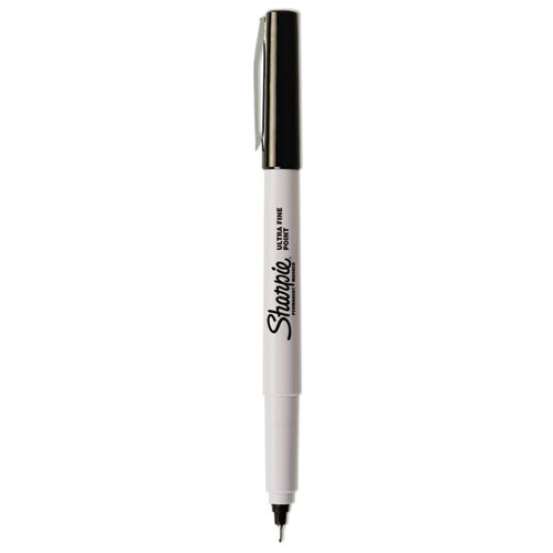Sharpie - Ultra Fine Tip Permanent Marker, Ultra-Fine Needle Tip, Black, Dozen