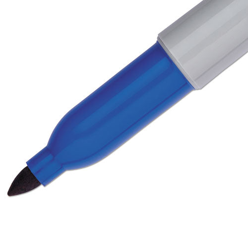 Sharpie - Fine Tip Permanent Marker, Fine Bullet Tip, Blue, Dozen
