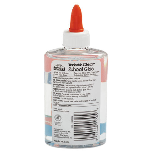Elmer's - Washable School Glue, 5 oz, Dries Clear