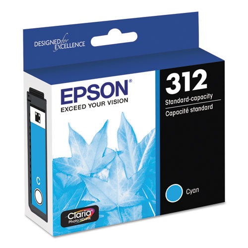 EPSON - T312220-S (312) Claria Ink, 240 Page-Yield, Cyan