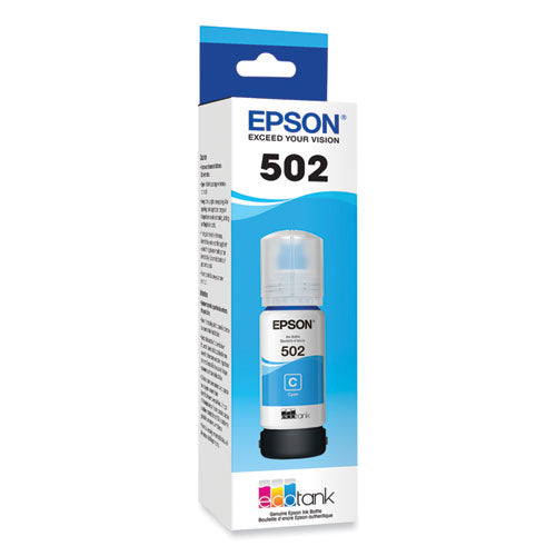 EPSON - T502220-S (502) Ink, 6,000 Page-Yield, Cyan