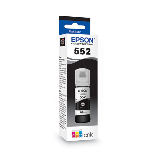 EPSON - T552020S (T552) Claria High-Yield Ink, 70 mL, Black