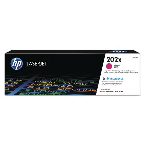 HP - HP 202X, (CF503X) High-Yield Magenta Original LaserJet Toner Cartridge