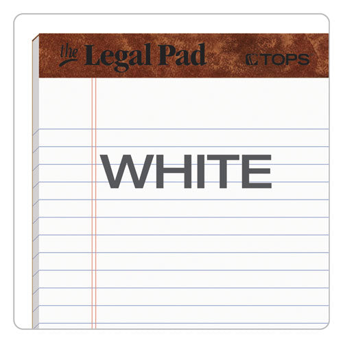 TOPS - The Legal Pad" Ruled Perforated Pads, Narrow Rule, 50 White 5 x 8 Sheets, Dozen