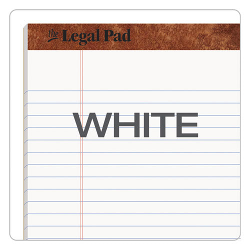 TOPS - The Legal Pad" Ruled Perforated Pads, Wide/Legal Rule, (50) White 8.5 x 11.75 Sheets, Dozen
