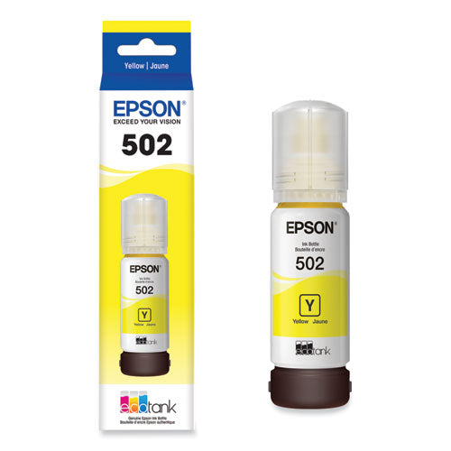 EPSON - T502420-S (502) Ink, 6,000 Page-Yield, Yellow