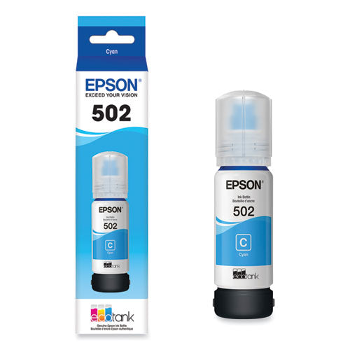 EPSON - T502220-S (502) Ink, 6,000 Page-Yield, Cyan