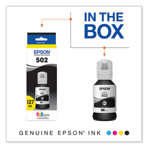 EPSON - T502120-S (502) Ink, 7,500 Page-Yield, Black